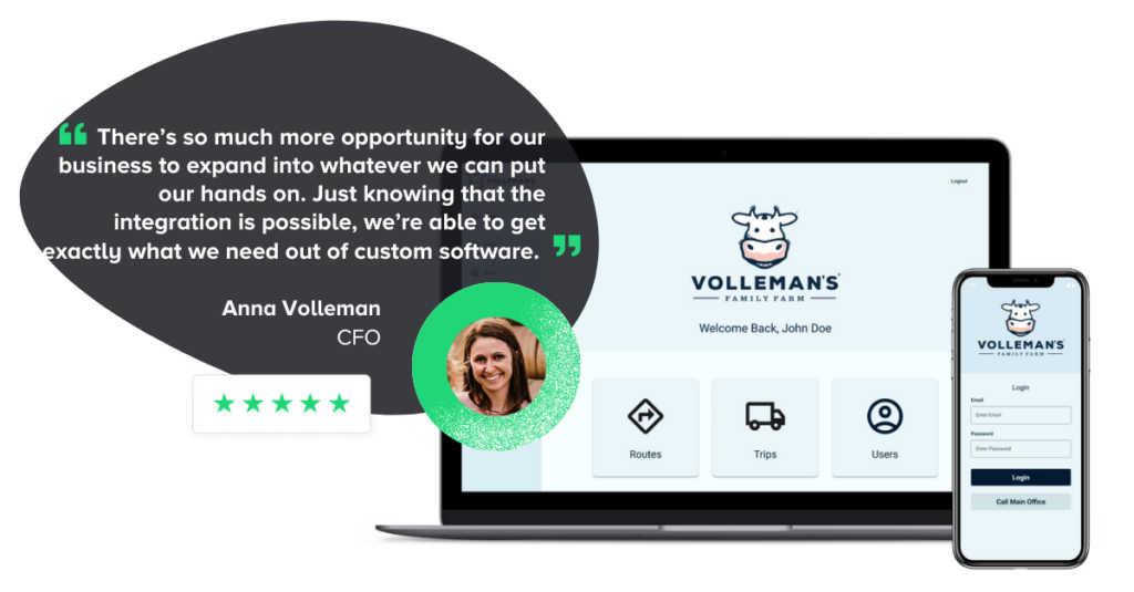Vollemans Family Farm Client Quote