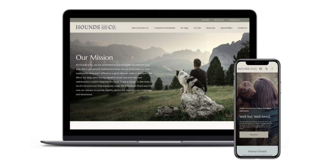 Hounds and Co. Website Revamp